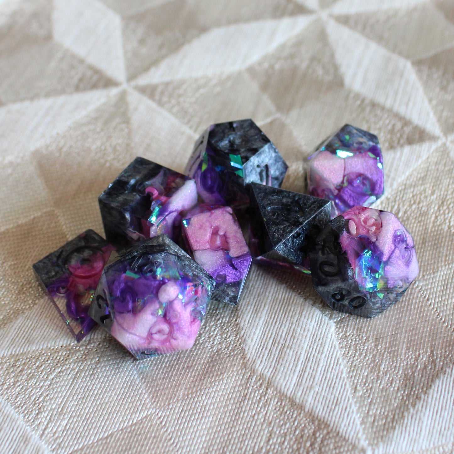 RAW Handmade Warrior Princess Prototype Dice