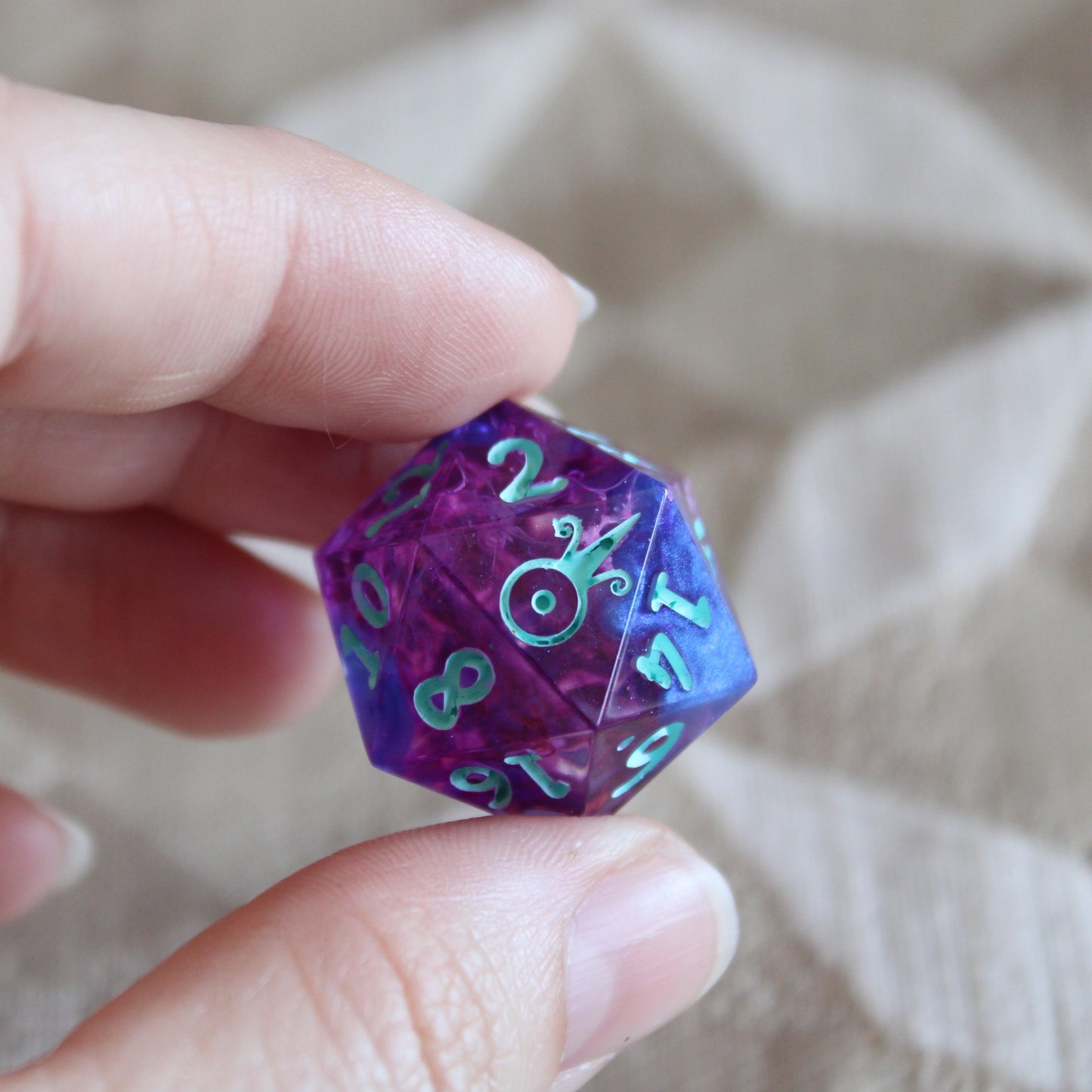 Handmade Soul Flame d20