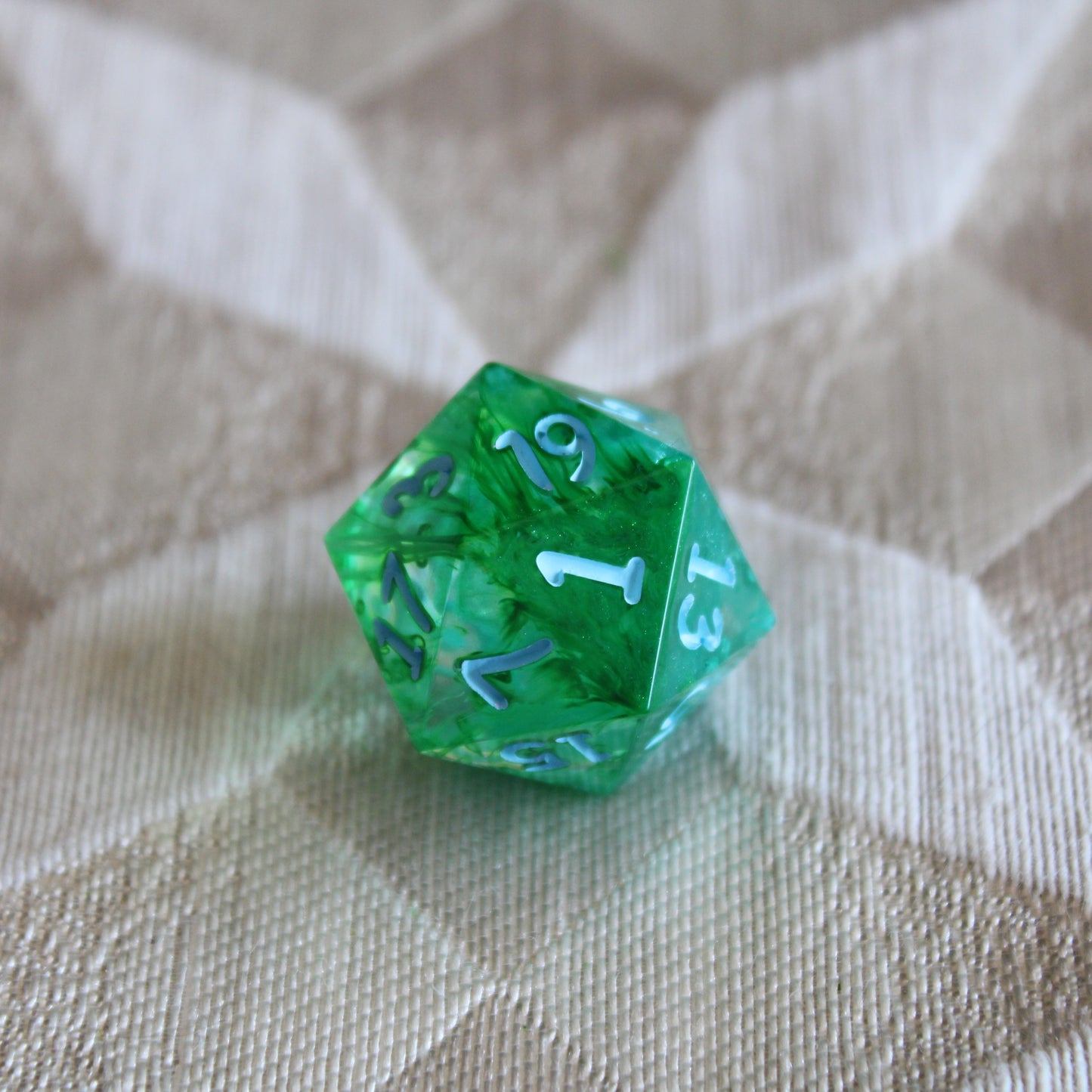 Handmade Cool Waters d20