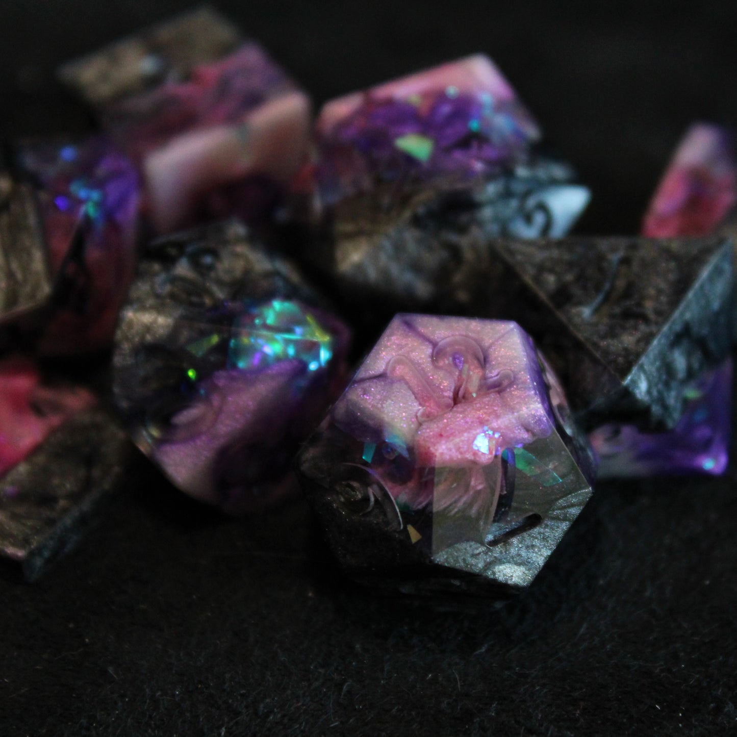 RAW Handmade Warrior Princess Prototype Dice