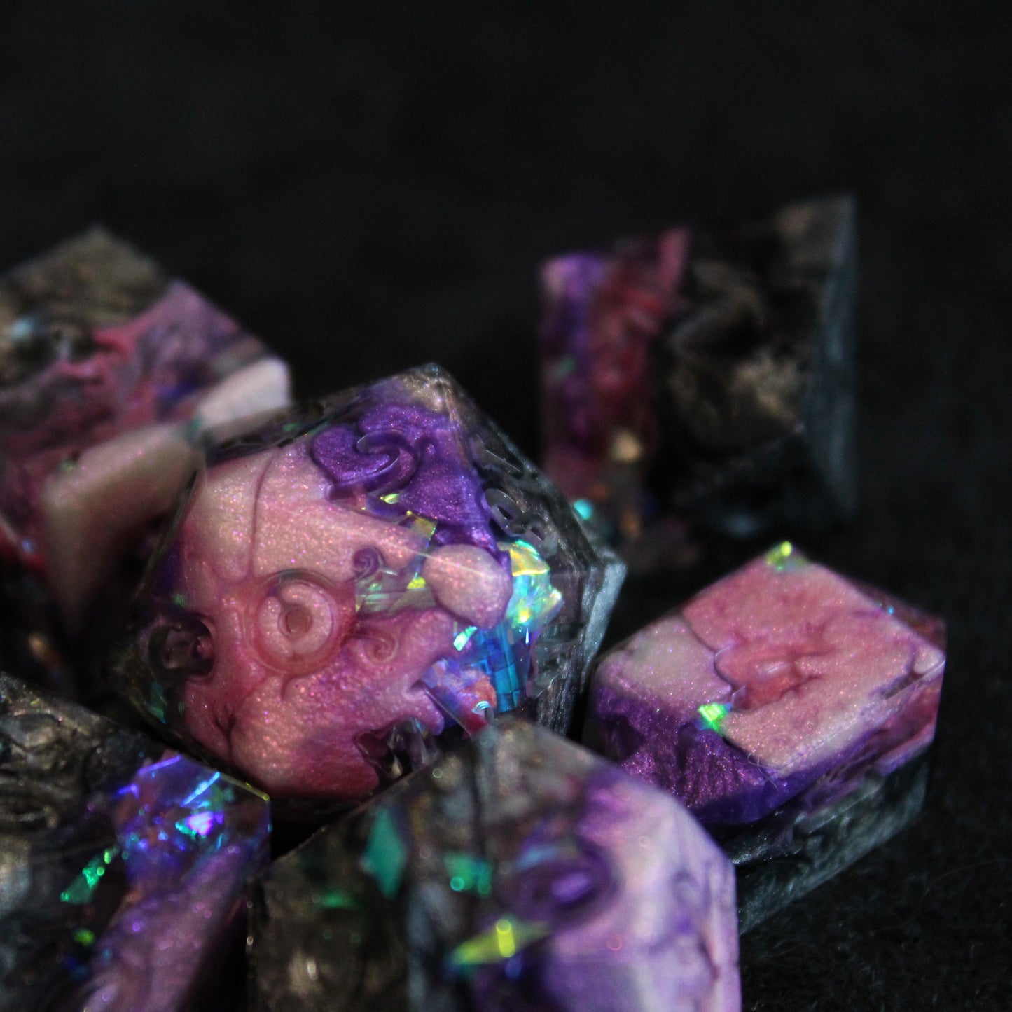 RAW Handmade Warrior Princess Prototype Dice