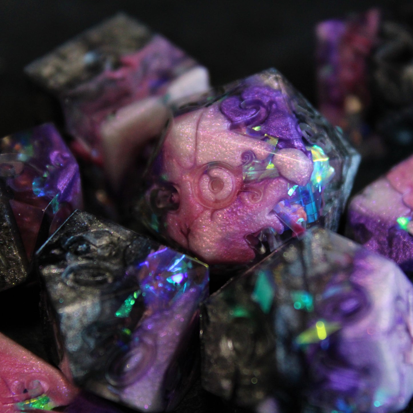 RAW Handmade Warrior Princess Prototype Dice