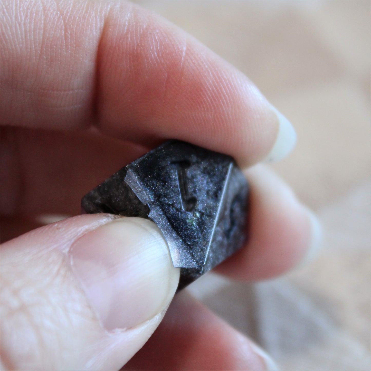 RAW Handmade Warrior Princess Prototype Dice
