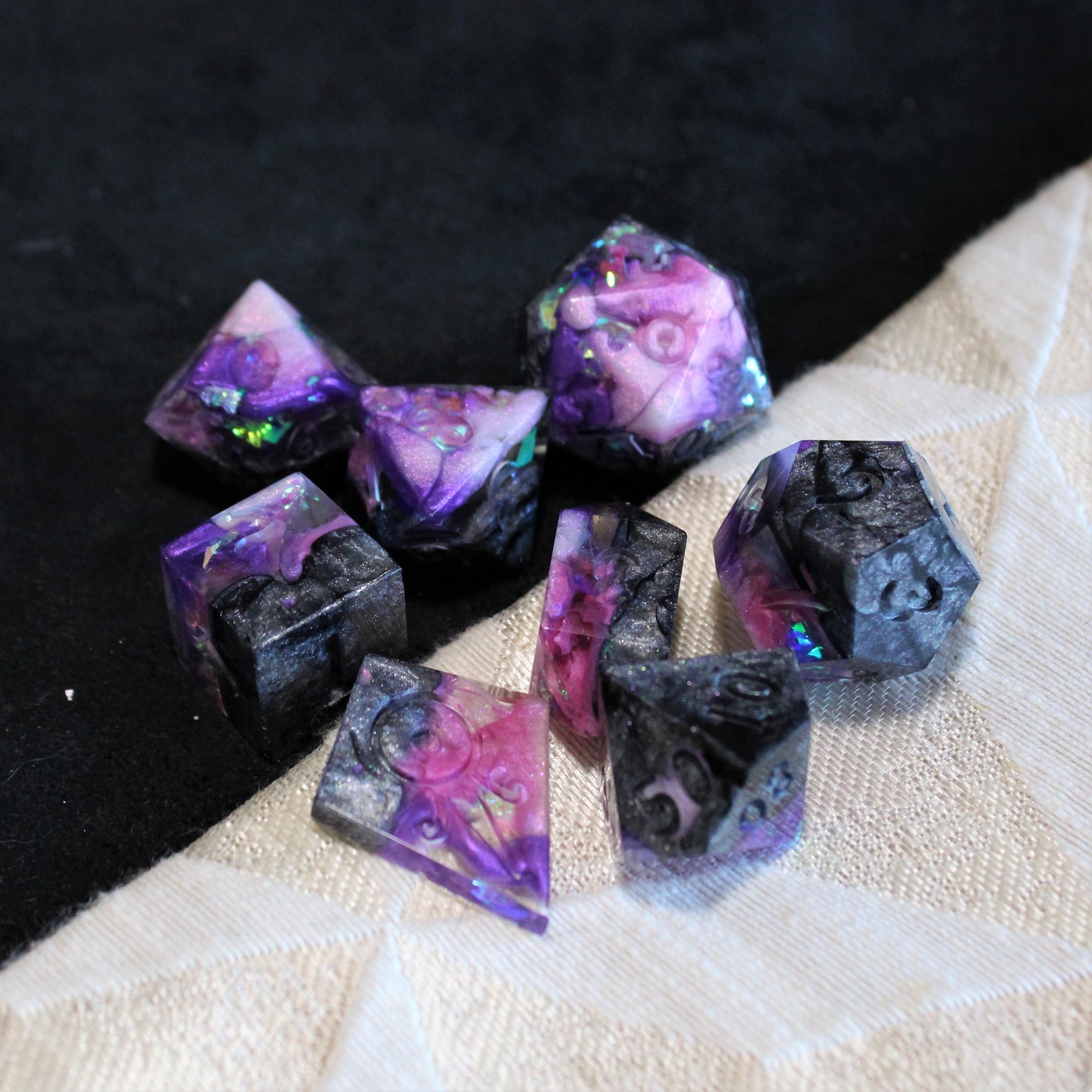 RAW Handmade Warrior Princess Prototype Dice