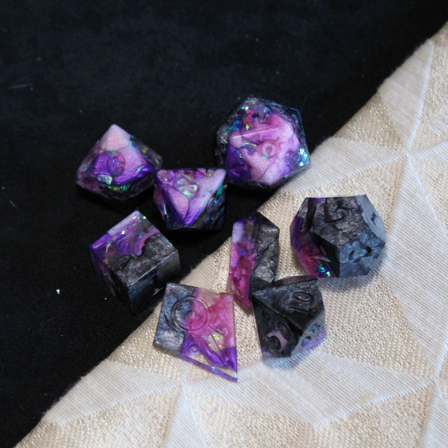 RAW Handmade Warrior Princess Prototype Dice
