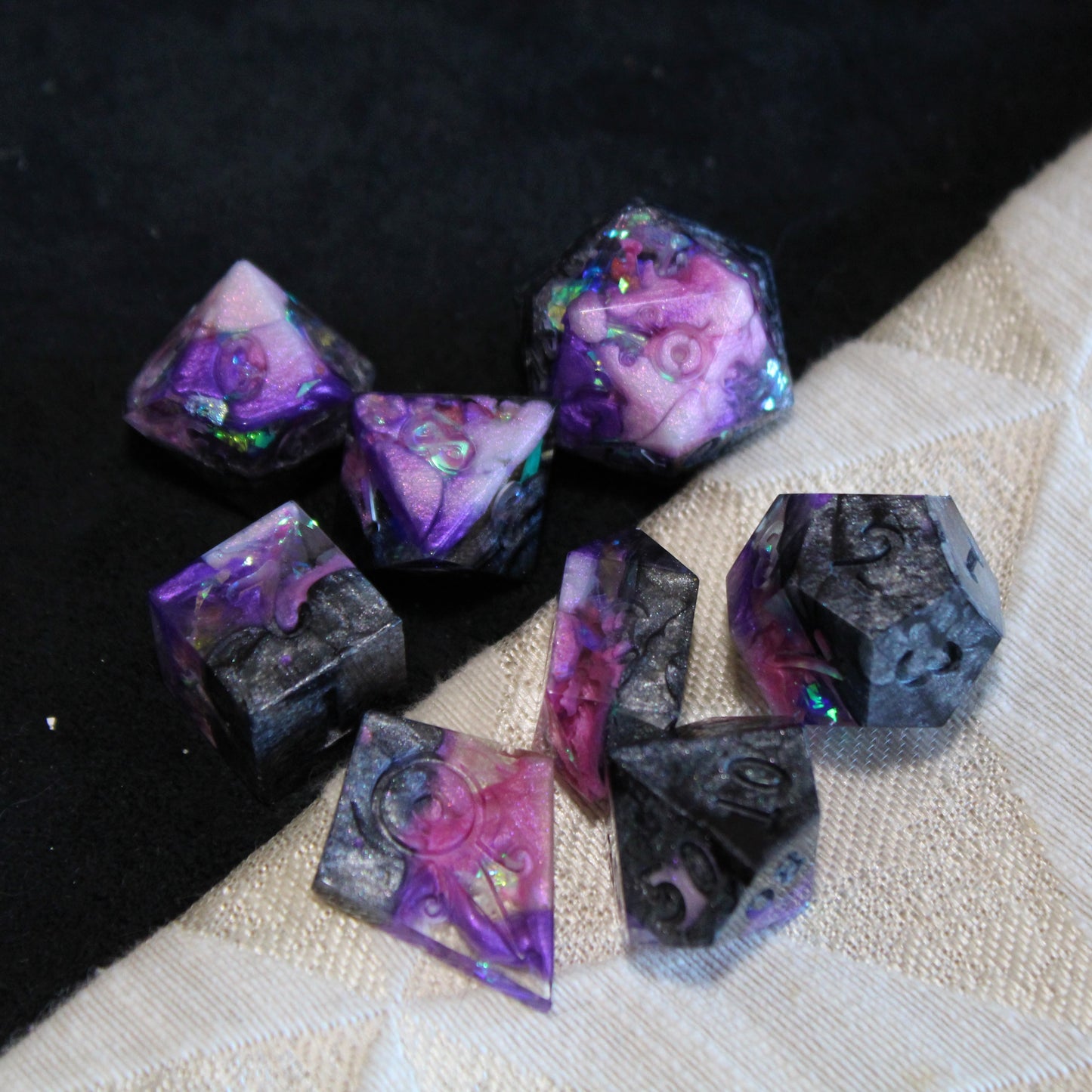 RAW Handmade Warrior Princess Prototype Dice