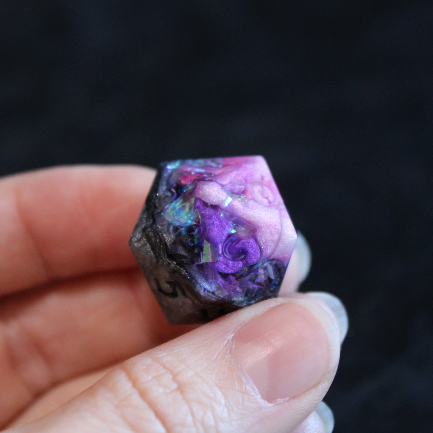 RAW Handmade Warrior Princess Prototype Dice