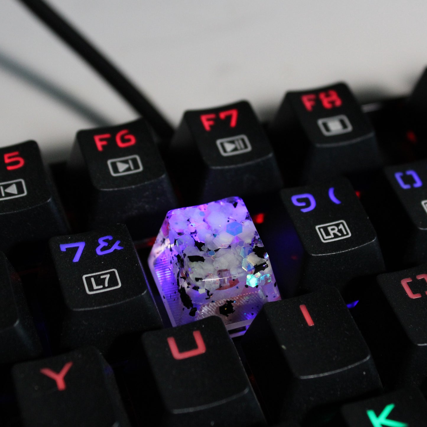 Glowing Glitter R4 Keycap