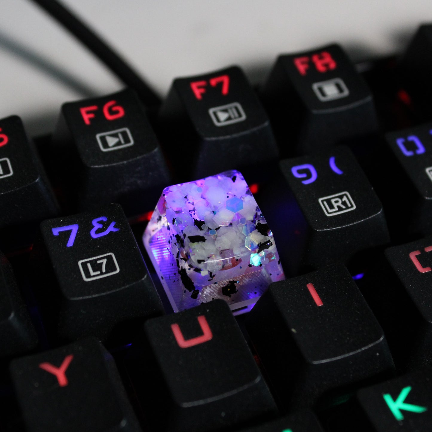 Glowing Glitter R4 Keycap