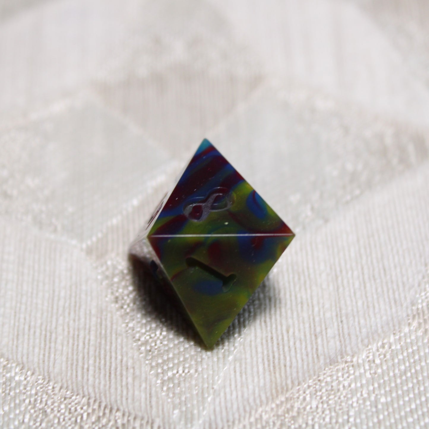 RAW Handmade Dark Primary Dice