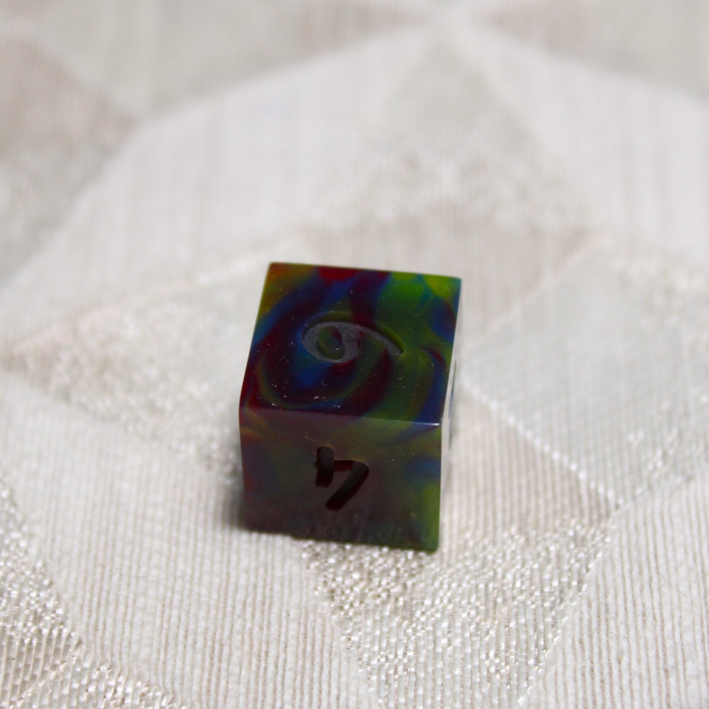 RAW Handmade Dark Primary Dice