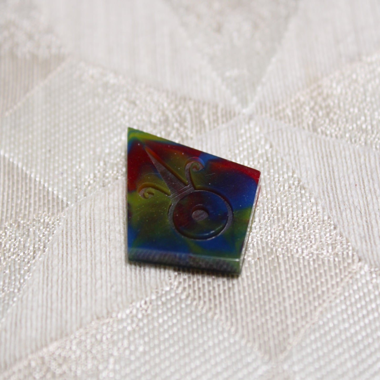 RAW Handmade Dark Primary Dice