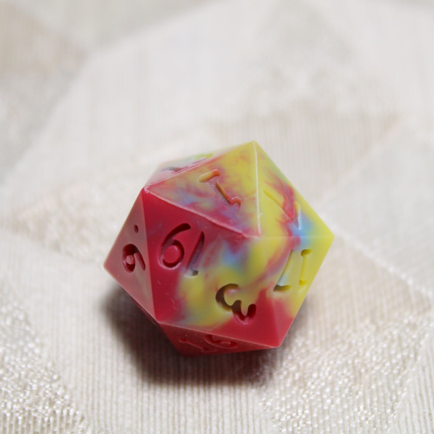 RAW Handmade Light Primary Dice