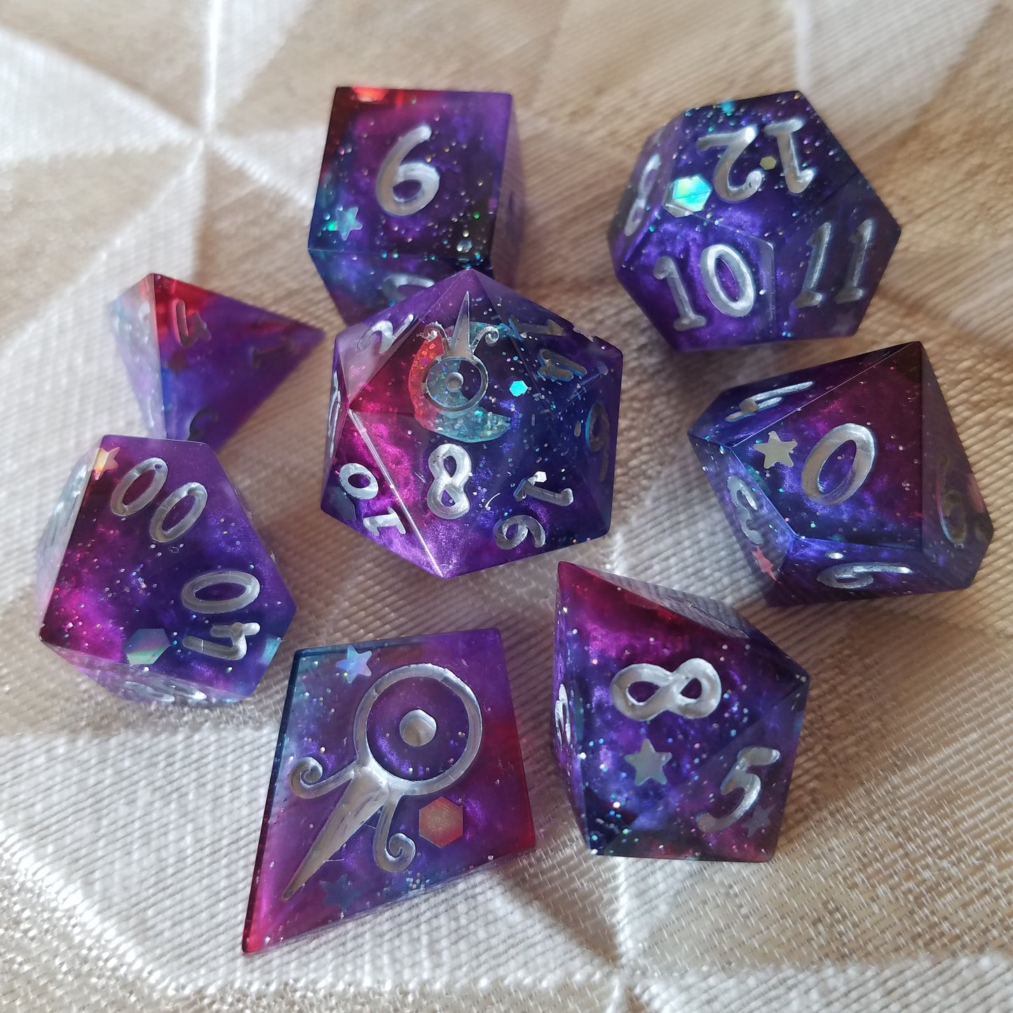 Custom 8pc Dice Set