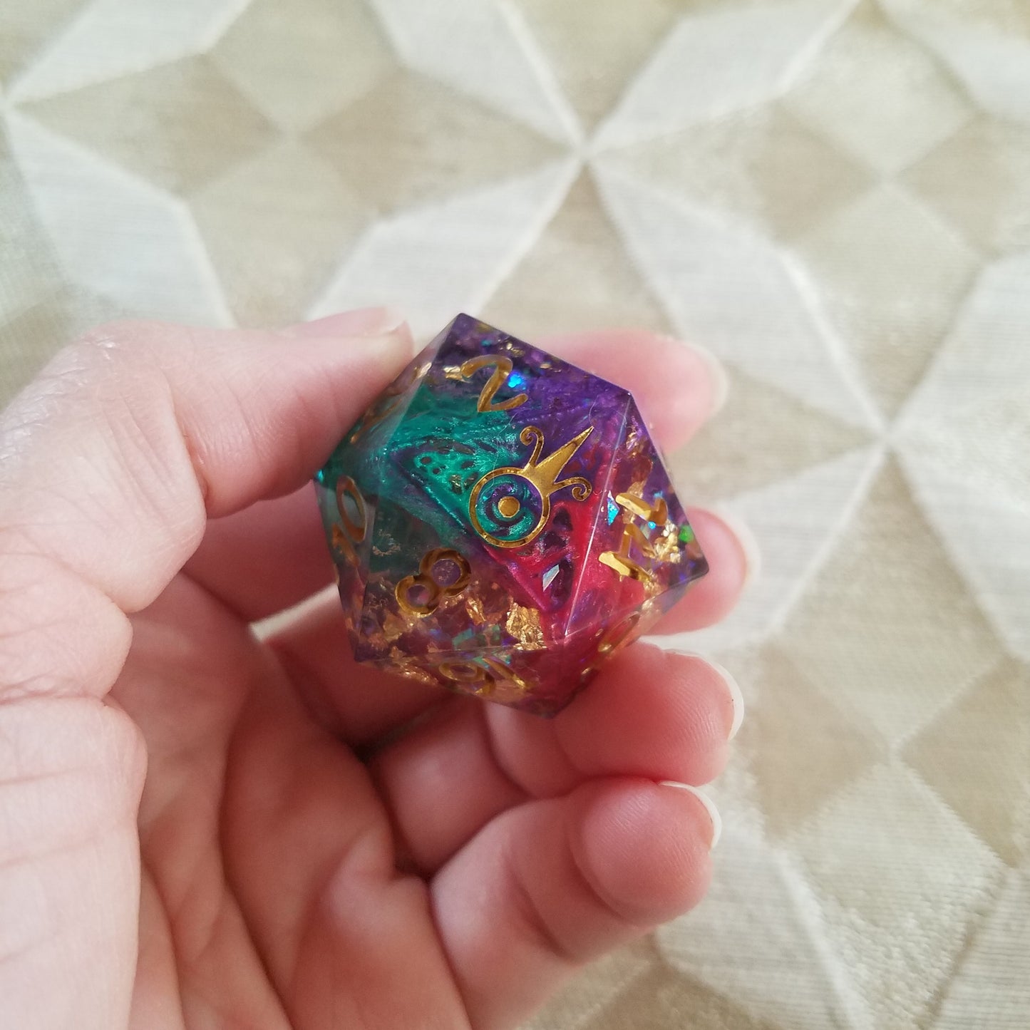 Handmade Carnival Jumbo Dice