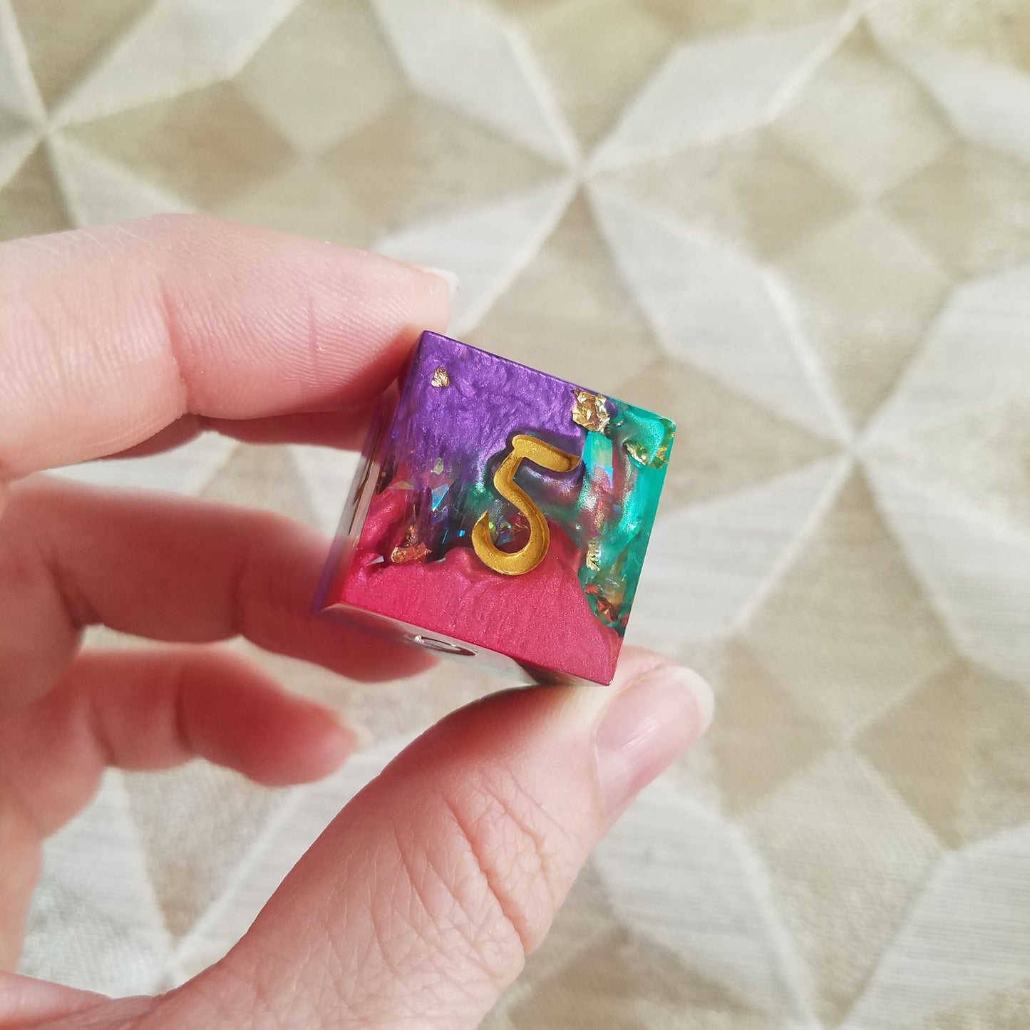 Handmade Carnival Jumbo Dice