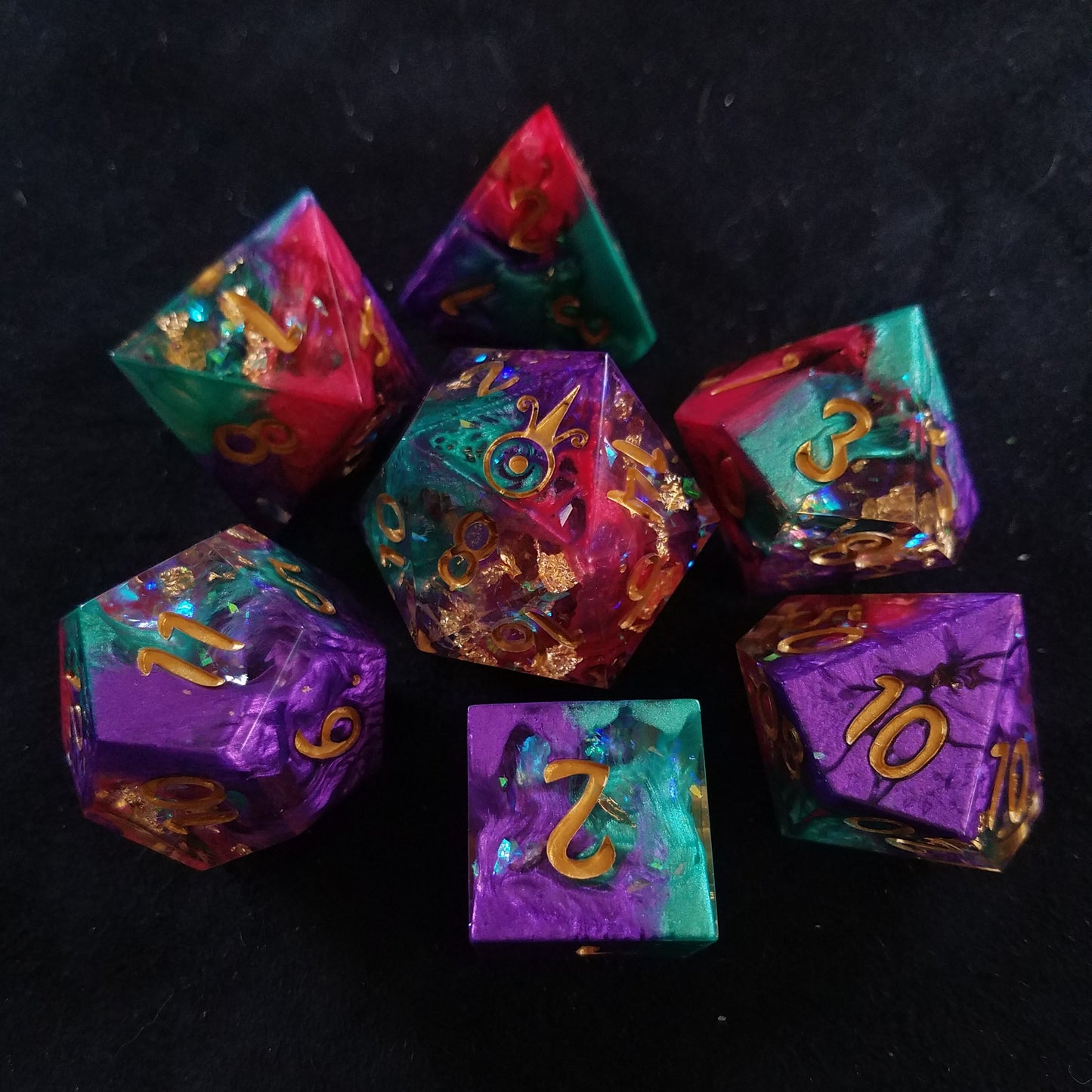 Handmade Carnival Jumbo Dice