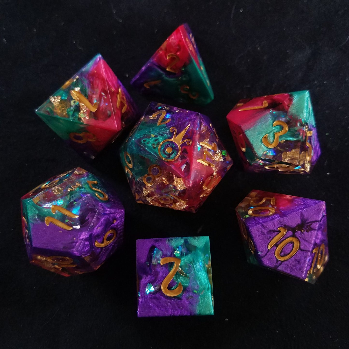 Handmade Carnival Jumbo Dice