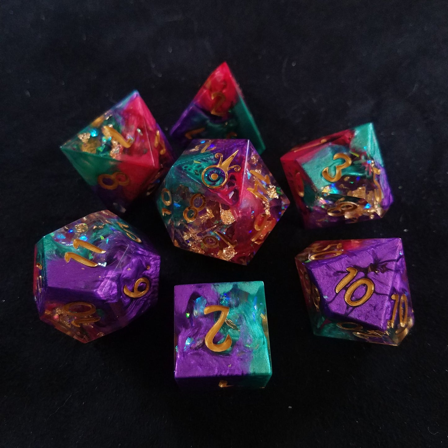 Handmade Carnival Jumbo Dice