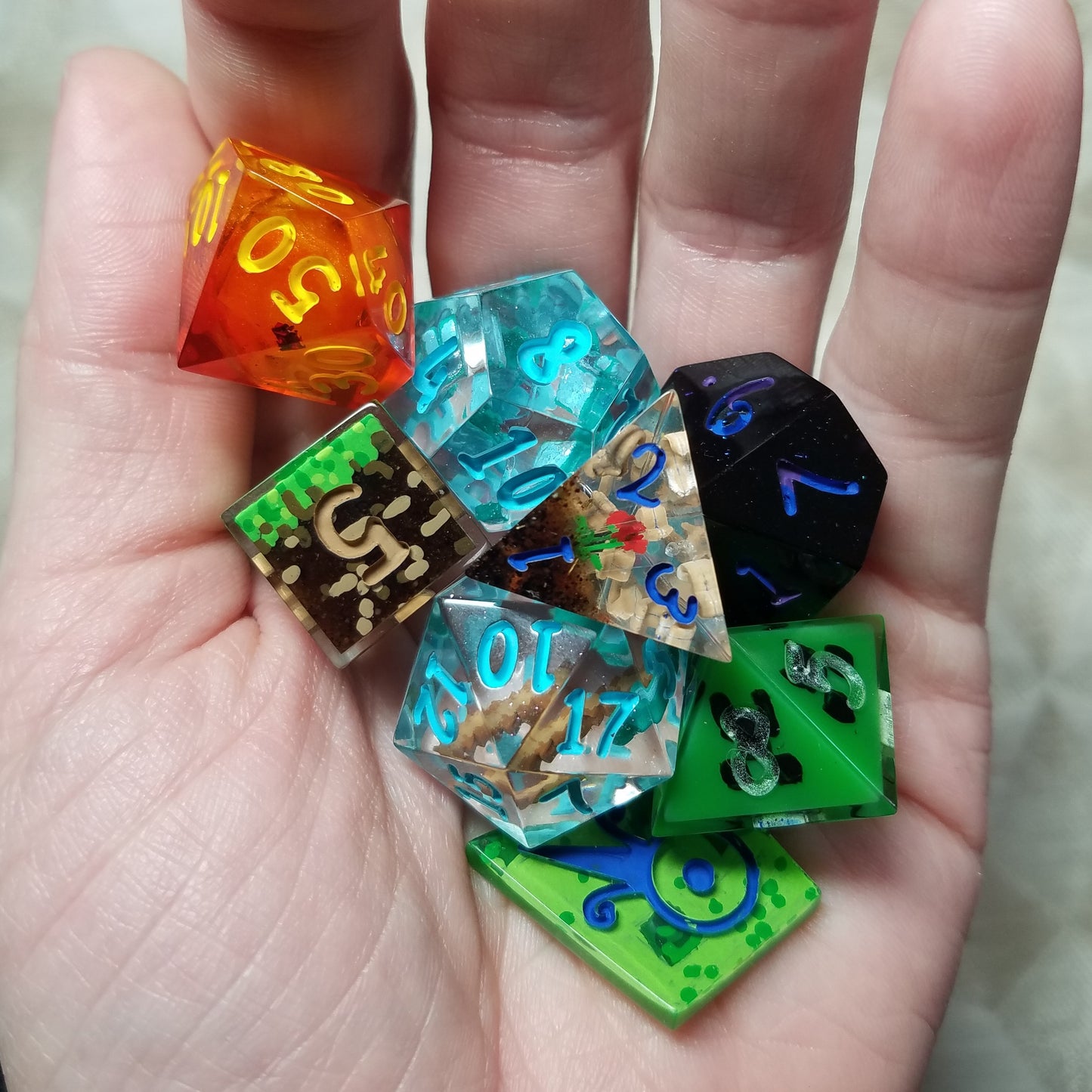 Custom 8pc Dice Set