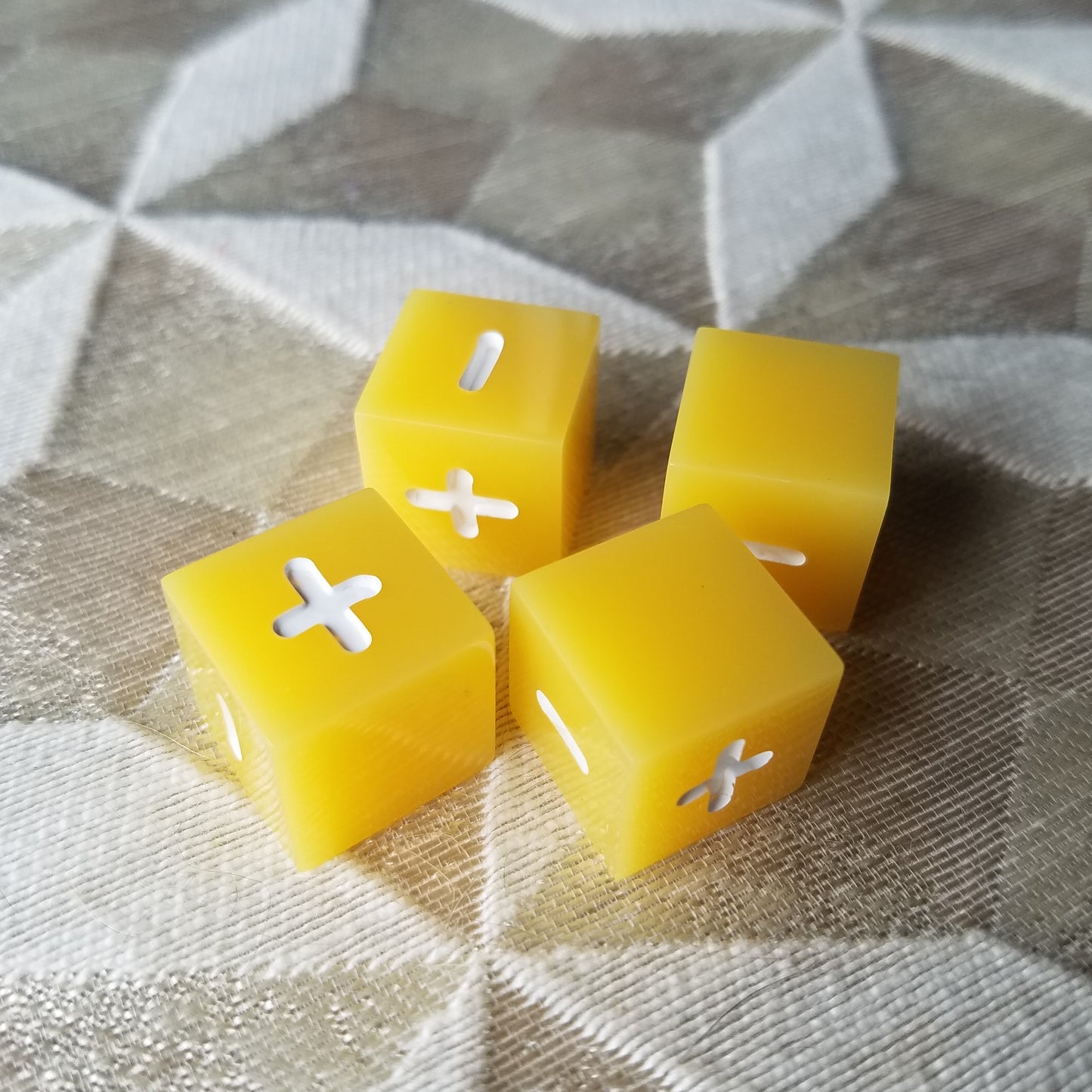 Handmade Sunshine Fate Dice
