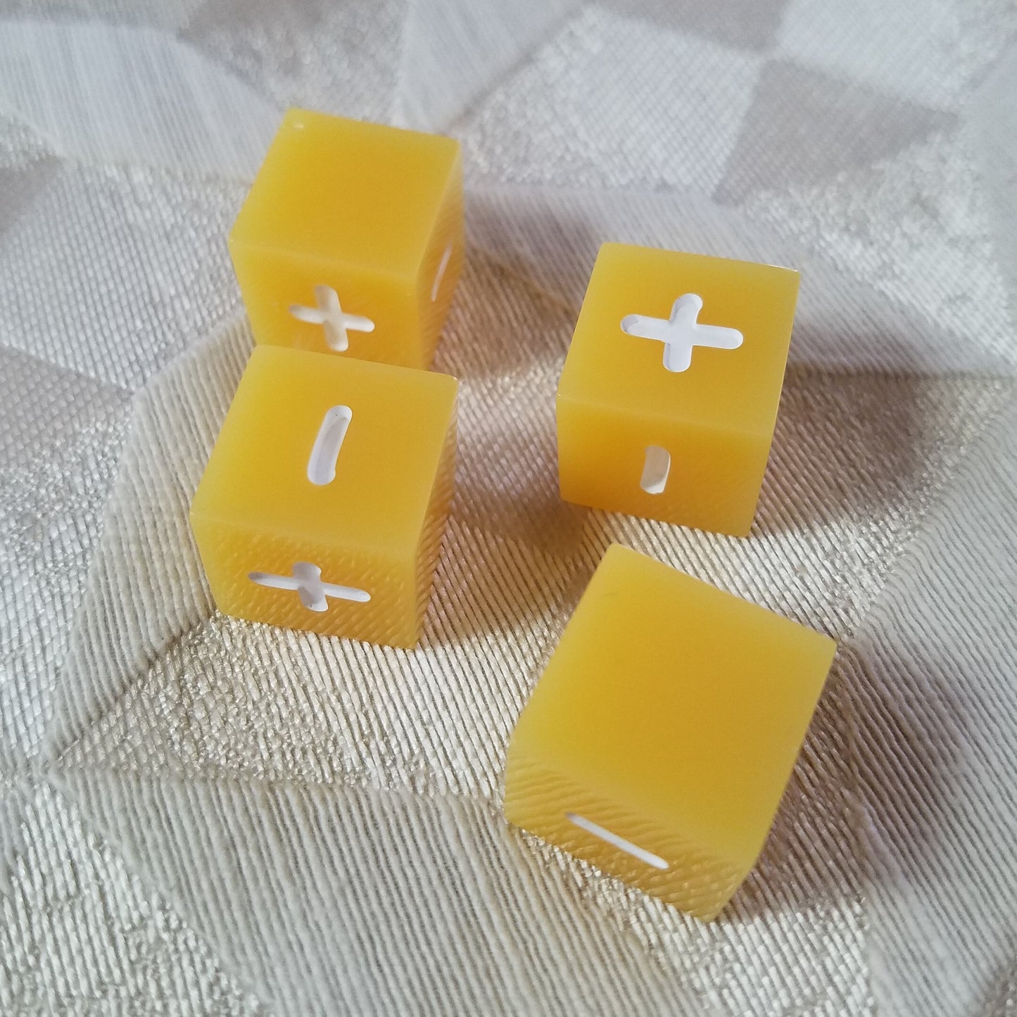 Handmade Sunshine Fate Dice