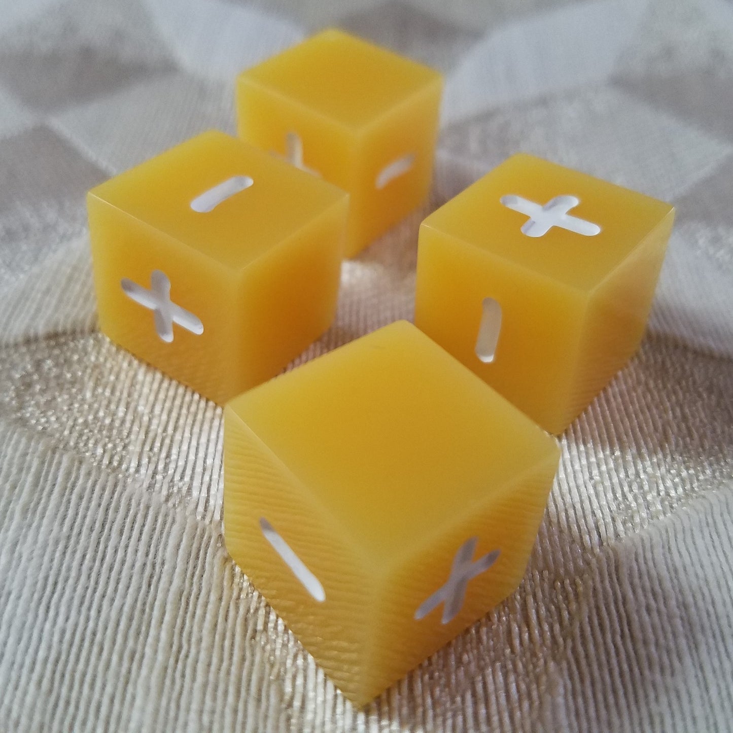 Handmade Sunshine Fate Dice