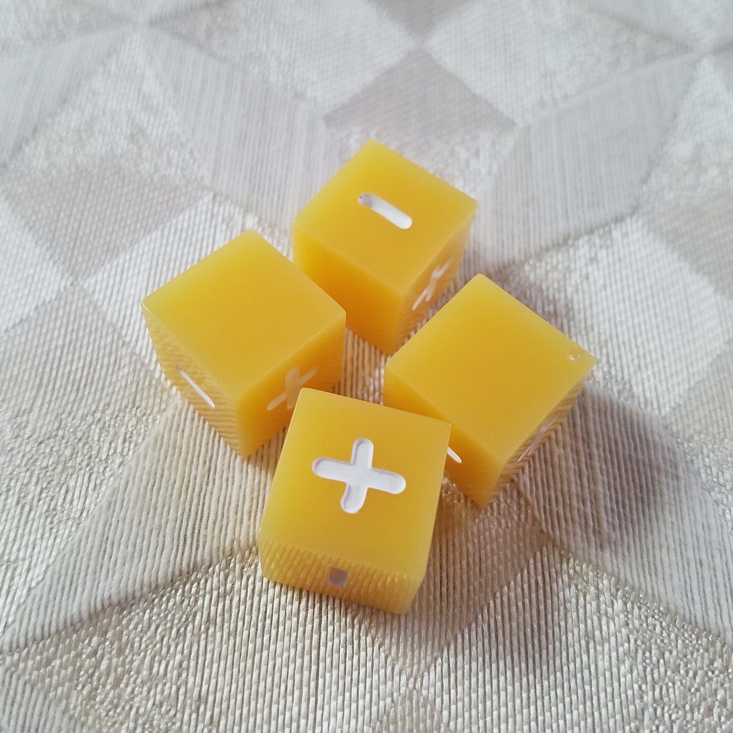 Handmade Sunshine Fate Dice