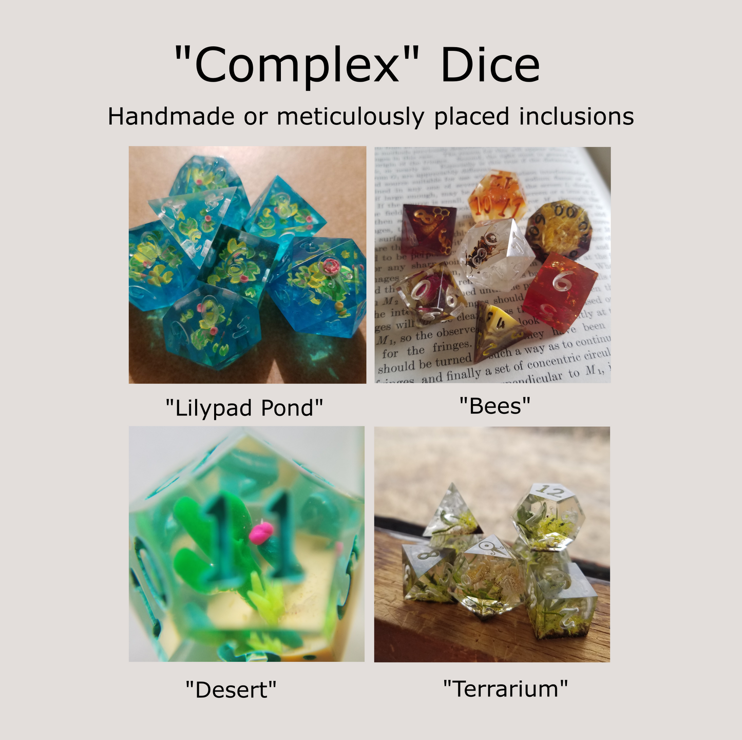 Custom Six Sided Dice