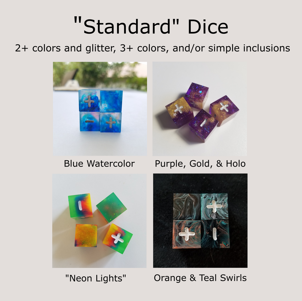 Custom Fate/Fudge Dice Alchemist's Attic