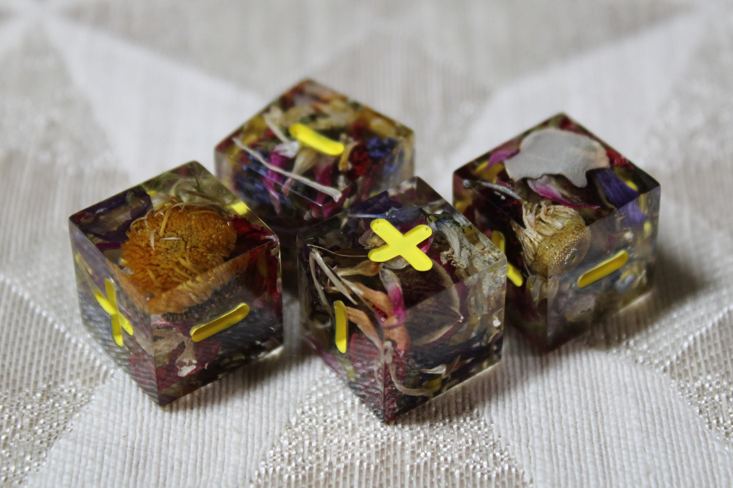 Handmade Flower Forest Fate Dice