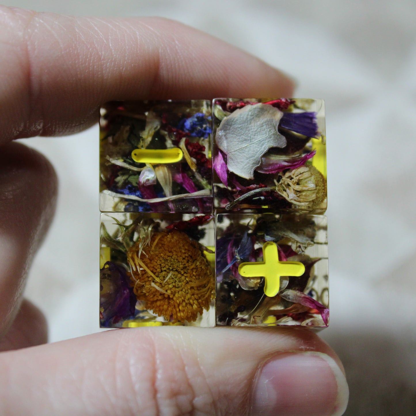 Handmade Flower Forest Fate Dice