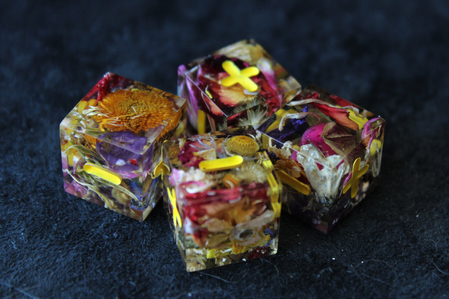 Handmade Flower Forest Fate Dice
