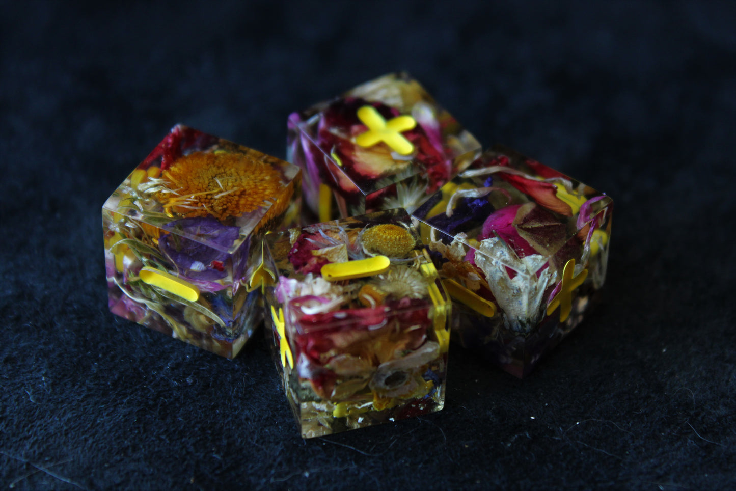 Handmade Flower Forest Fate Dice