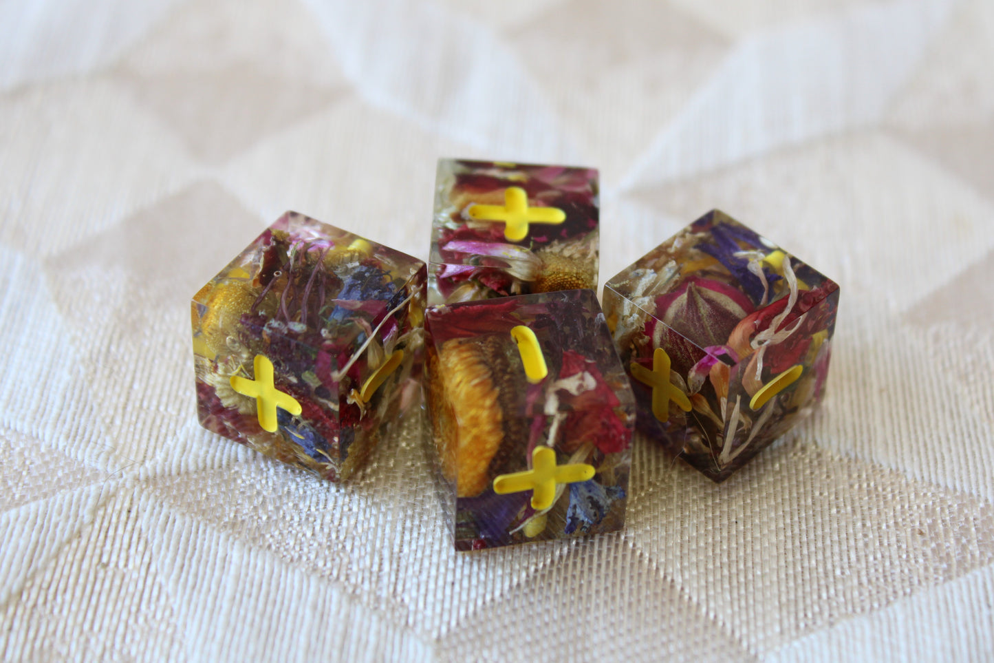 Handmade Flower Forest Fate Dice