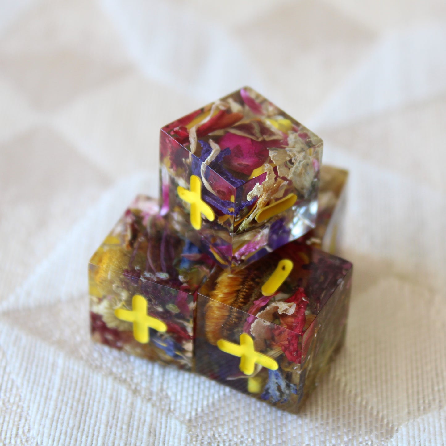 Handmade Flower Forest Fate Dice