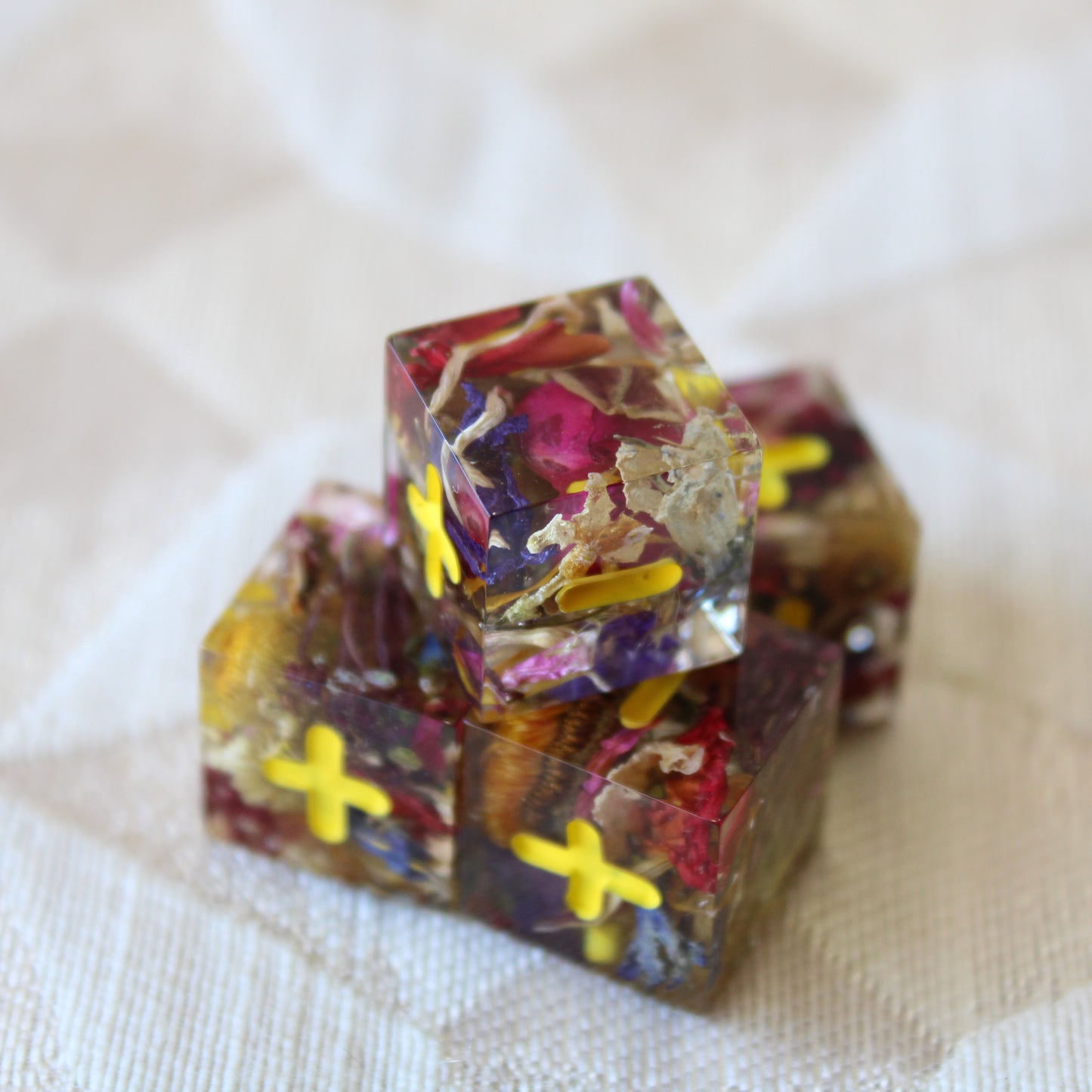 Handmade Flower Forest Fate Dice
