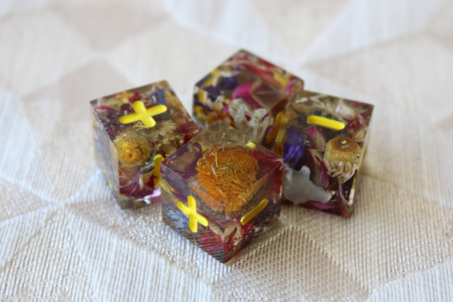Handmade Flower Forest Fate Dice
