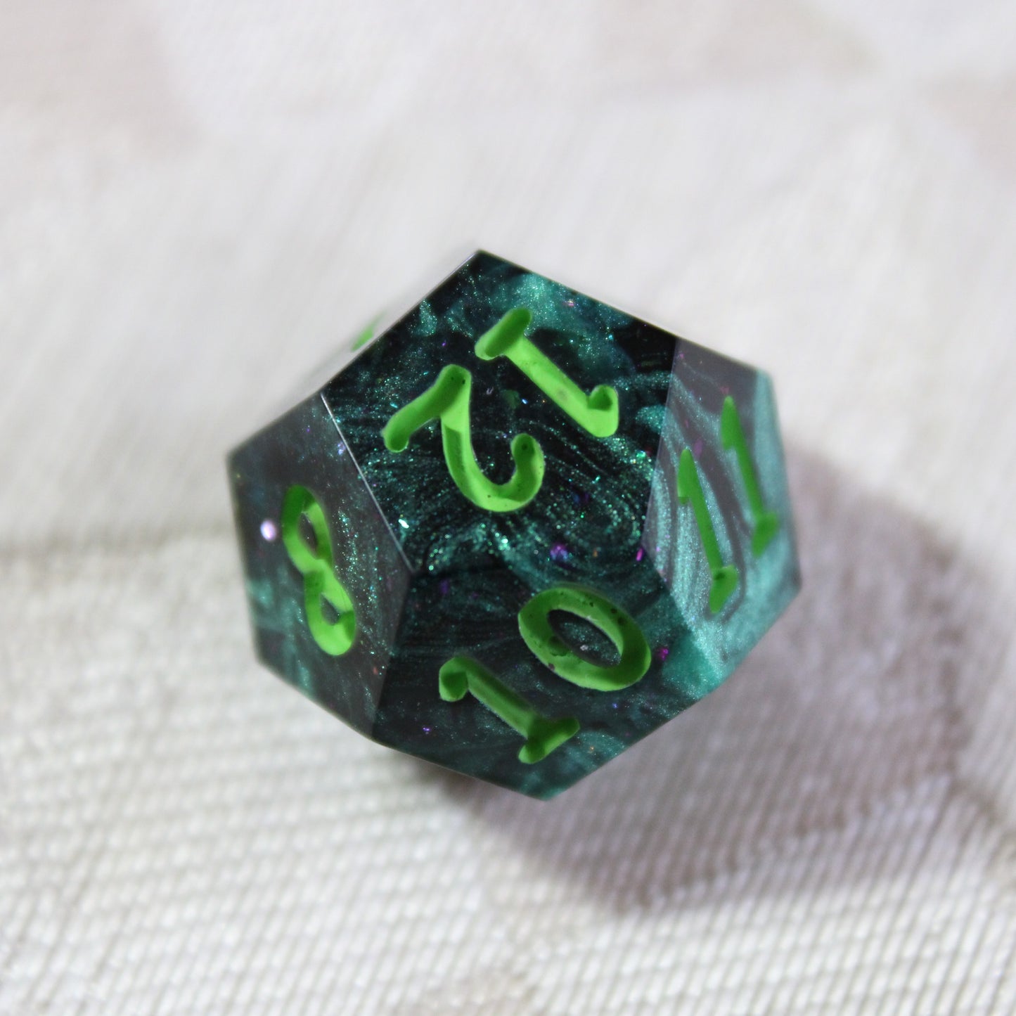 Handmade Page of Swords Dice