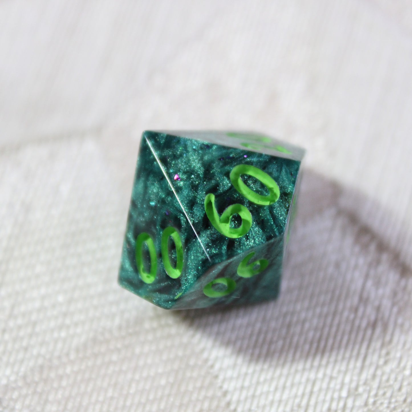 Handmade Page of Swords Dice