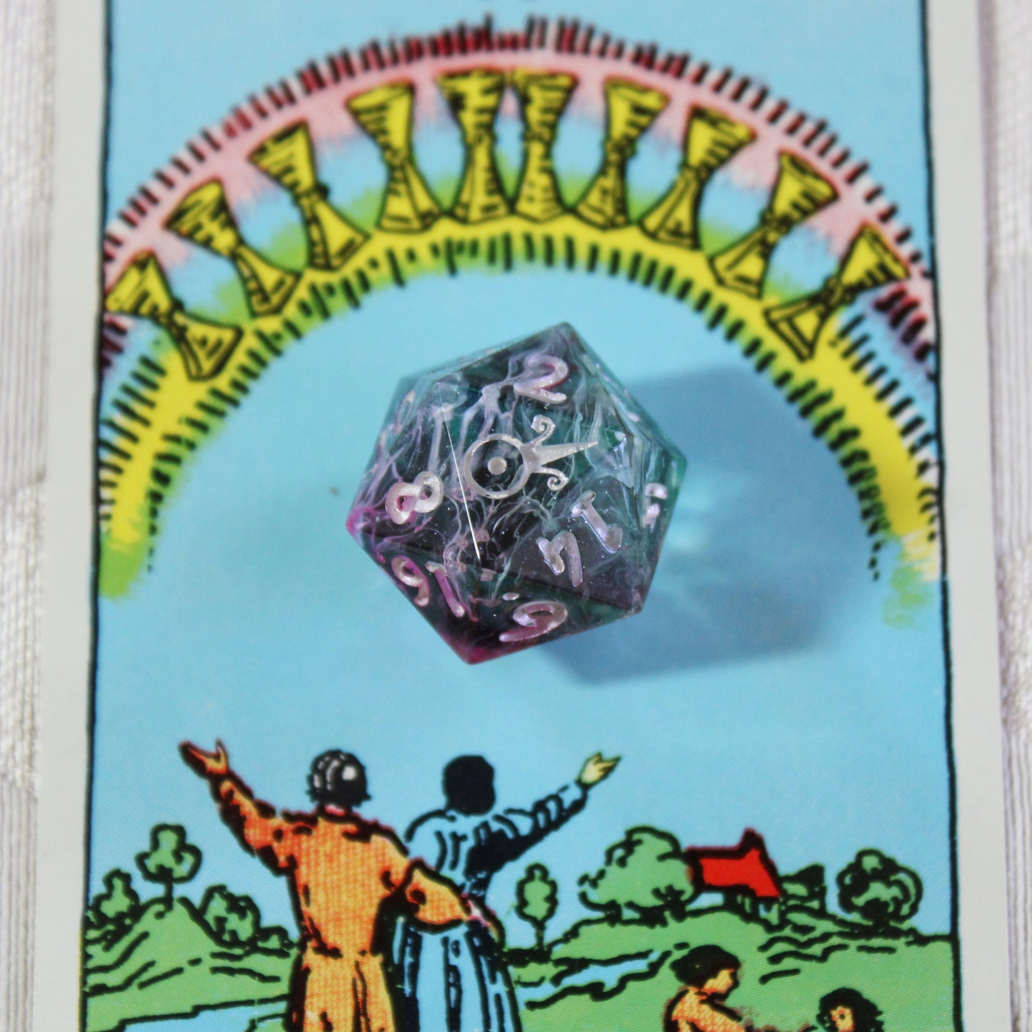 Handmade 10 of Cups d20