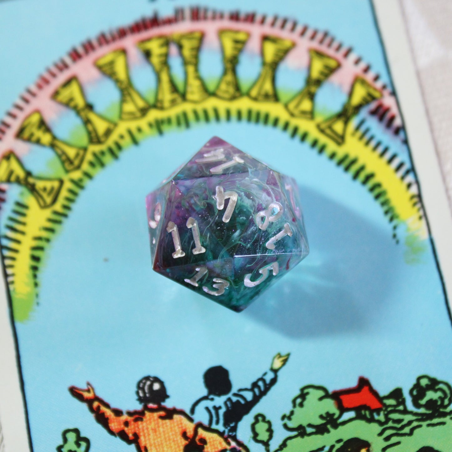 Handmade 10 of Cups d20