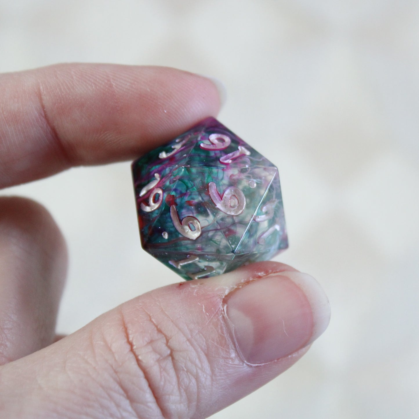 Handmade 10 of Cups d20