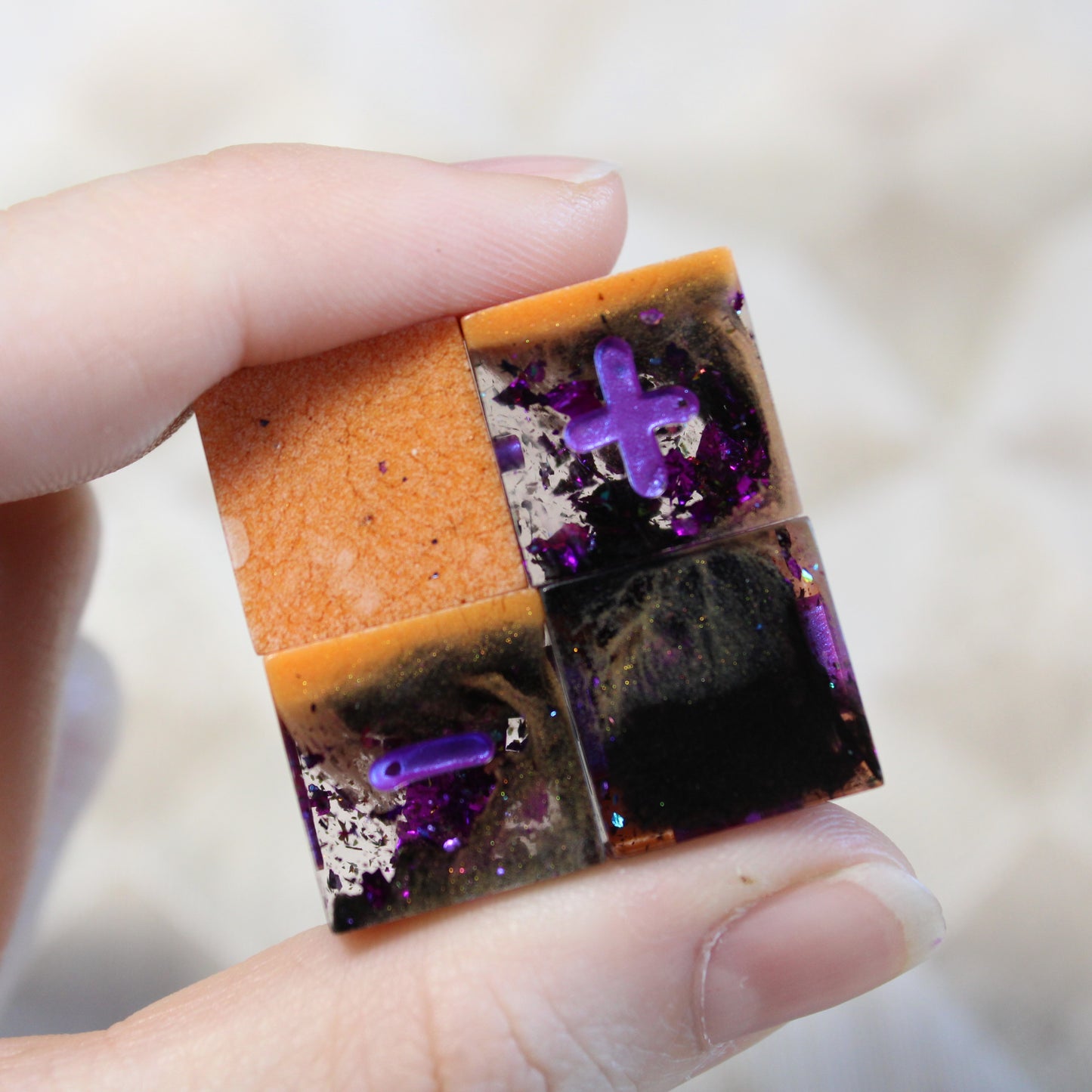 Glowing Halloween Fate Dice