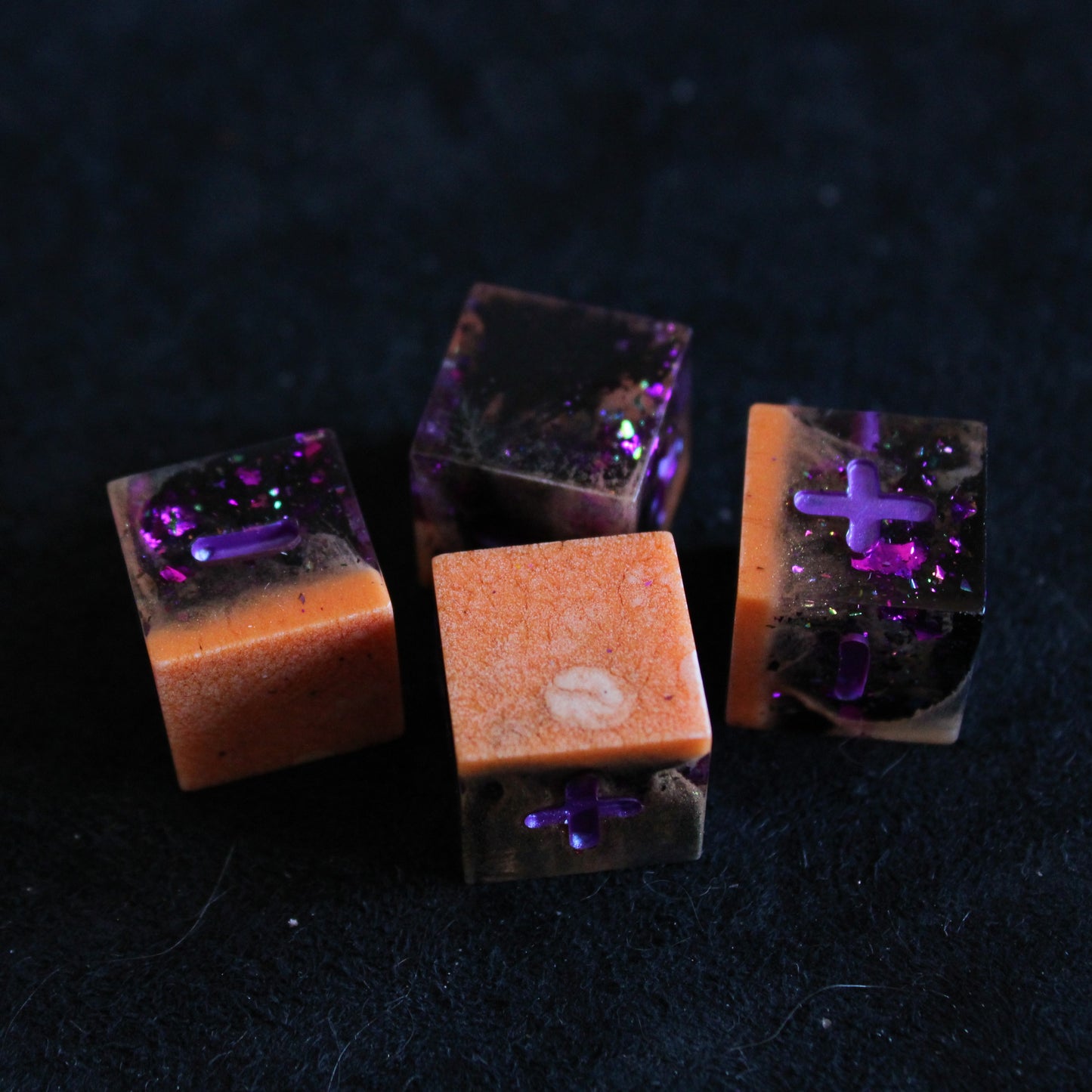 Glowing Halloween Fate Dice