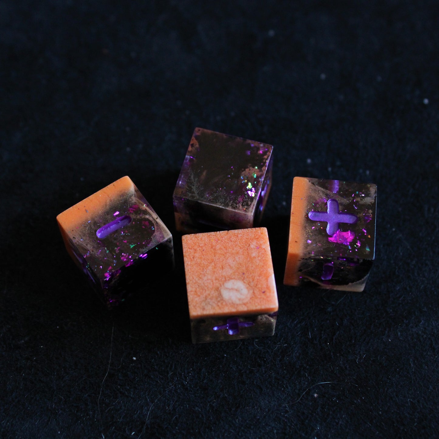 Glowing Halloween Fate Dice