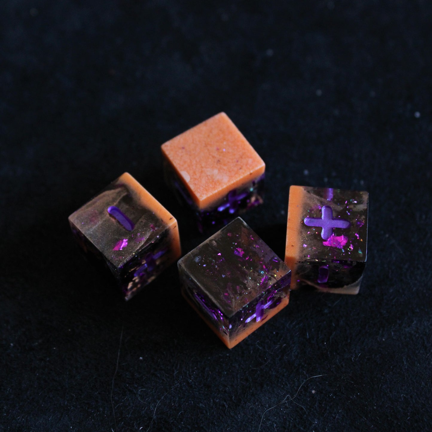 Glowing Halloween Fate Dice