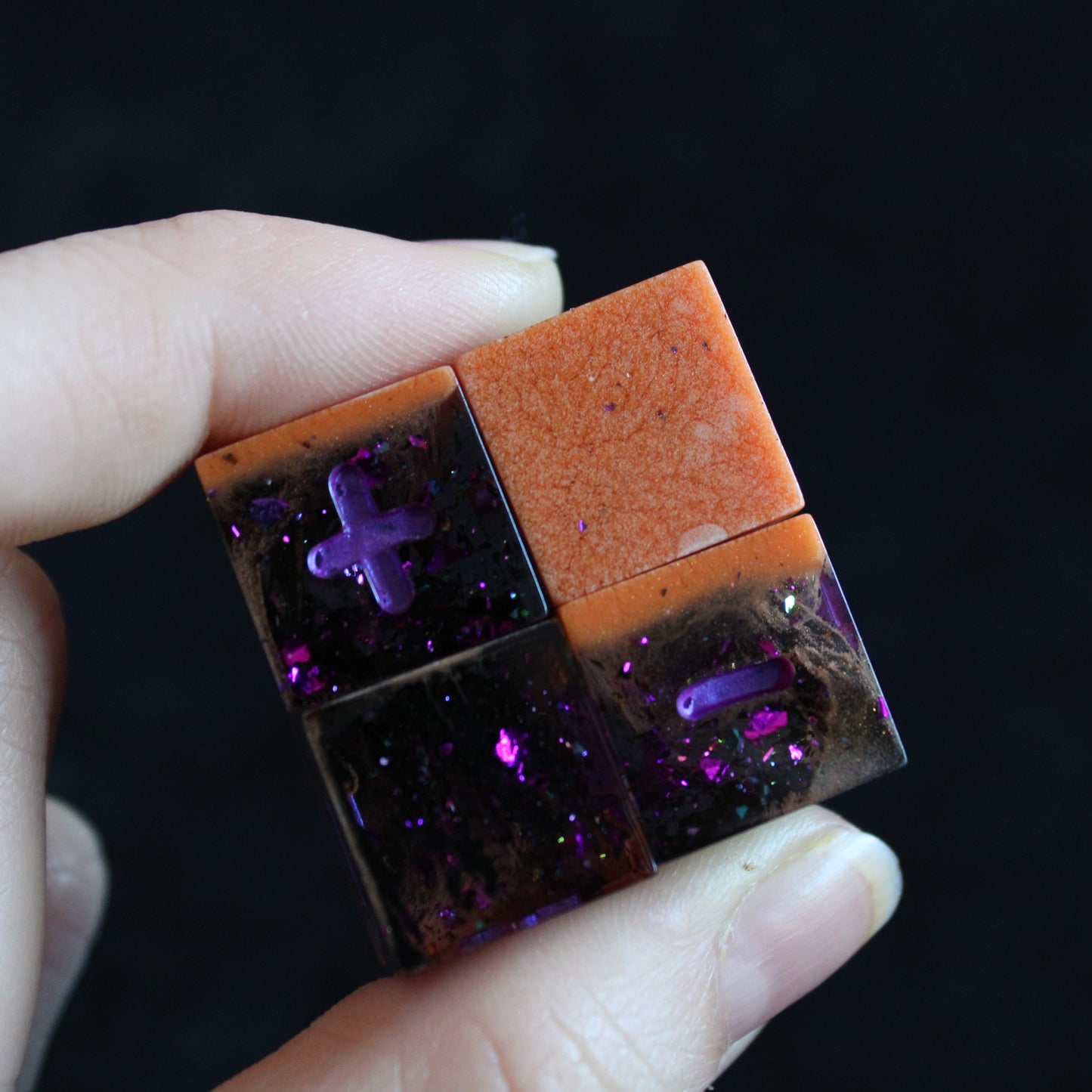 Glowing Halloween Fate Dice