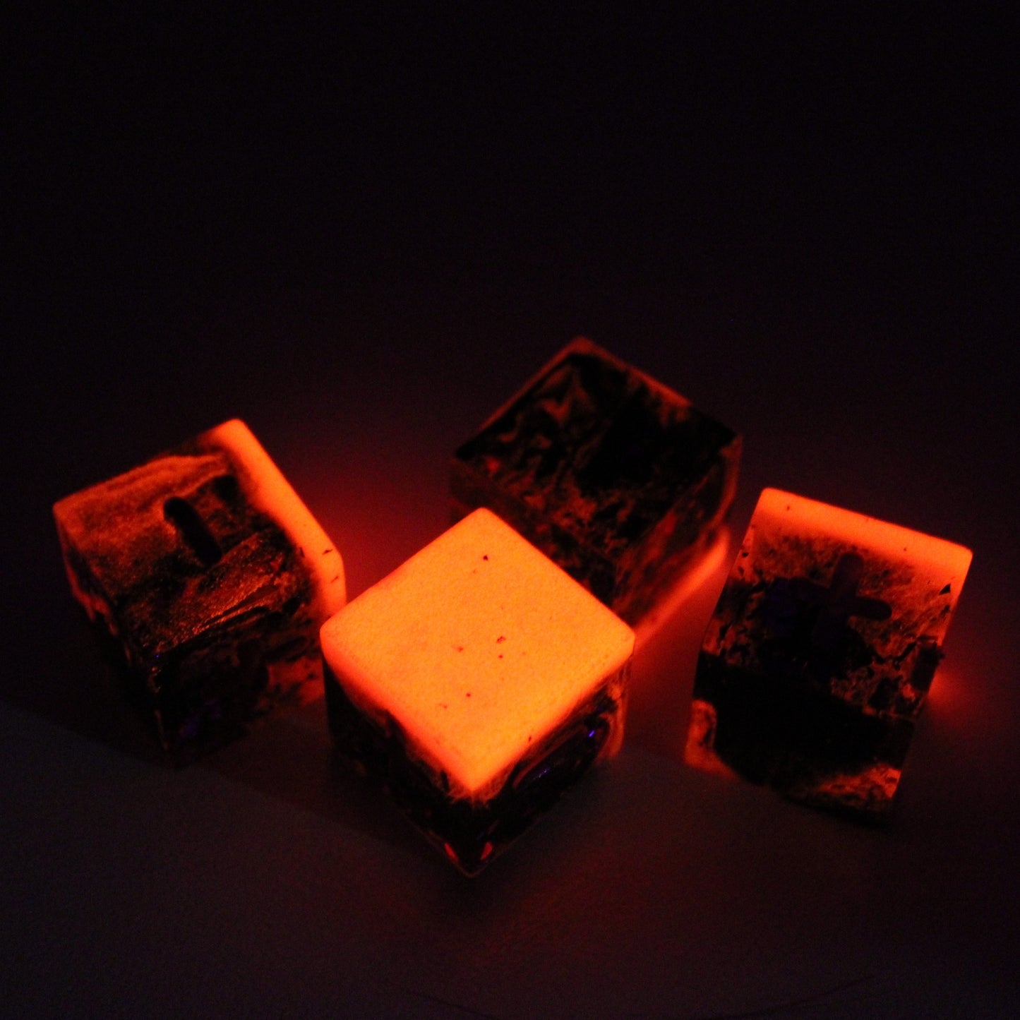 Glowing Halloween Fate Dice