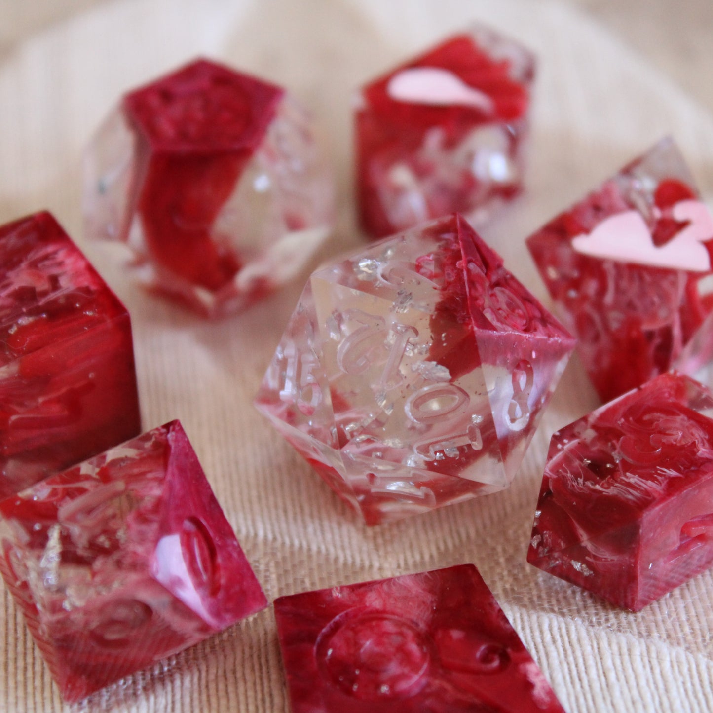 RAW Handmade Bloody Dice